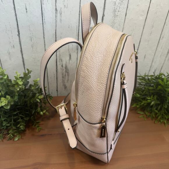 Michael Kors Brooklyn Medium Pebbled Leather Backpack - Picture 4 of 10